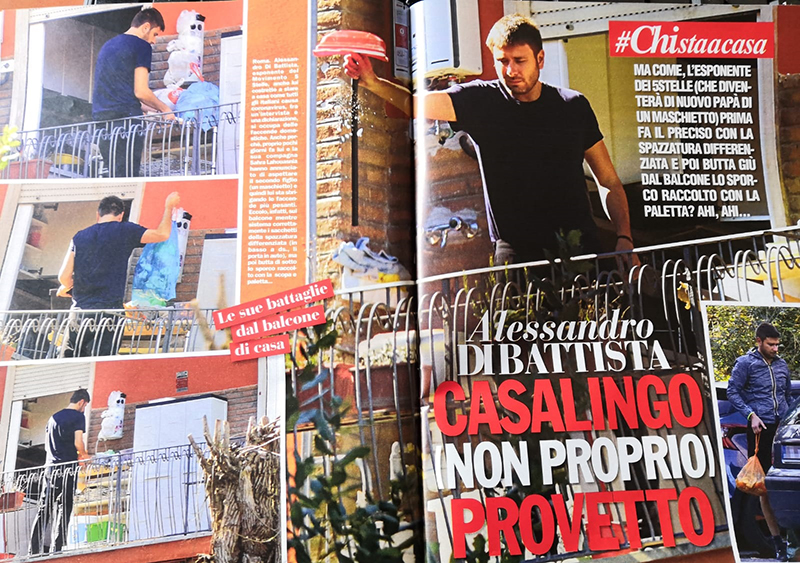 Maria Elena Boschi al supermercato, Di Battista fa il casalingo e Salvini… i politici al tempo del coronavirus