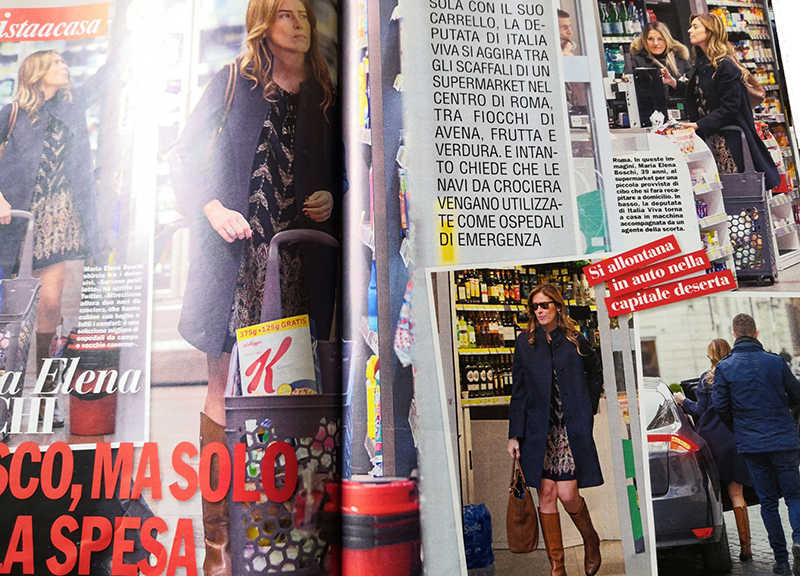 Maria Elena Boschi al supermercato, Di Battista fa il casalingo e Salvini… i politici al tempo del coronavirus Maria Elena Boschi al supermercato, Di Battista fa il casalingo e Salvini… i politici al tempo del coronavirus