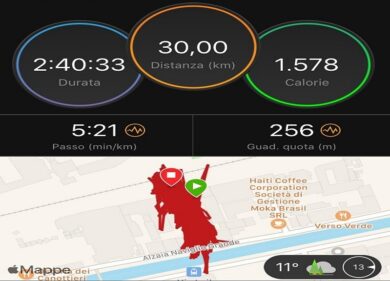 Lollo, il runner del cortile: 30km al giorno rispettando le norme