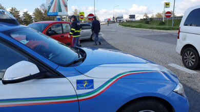 Coronavirus, i controlli della Polizia in autostrada