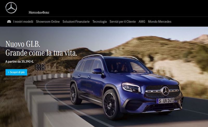 Tutti a casa per il coronavirus, Mercedes apre il suo showroom online