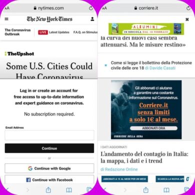 Covid-19: epilogo comico dell’informazione. Da piangere se non facesse ridere