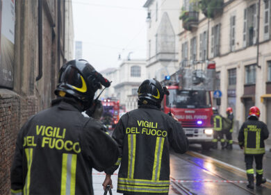 Palazzo di Giustizia a fuoco. Ufficio gip non esiste più