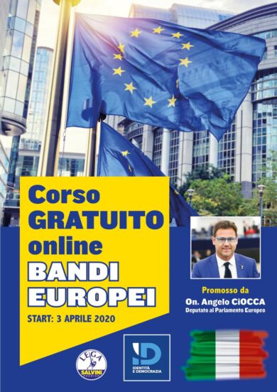 Fondi europei: corso online gratuito promosso da Angelo Ciocca (Lega)