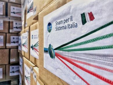 Coronavirus, Alverà: “Snam, arrivati 250 ventilatori e 600mila mascherine”