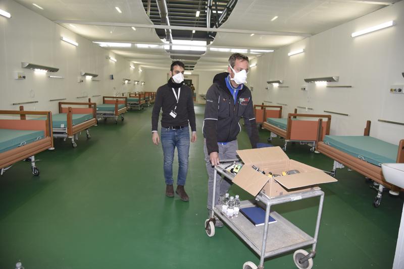 Coronavirus, ospedale da campo a Bergamo fatto in 7 giorni e operativo a breve Coronavirus, ospedale da campo a Bergamo fatto in 7 giorni e operativo a breve