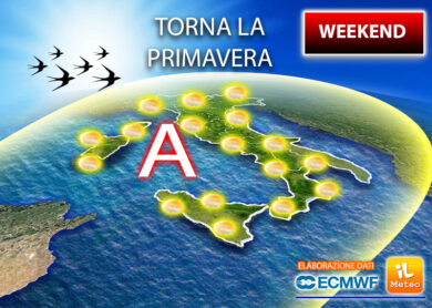 Meteo, nel weekend si riaffaccia la primavera
