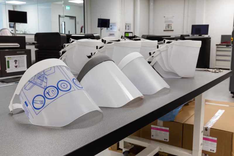 Coronavirus, Jaguar Land Rover impegnata nella produzione di visiere 3D Coronavirus, Jaguar Land Rover impegnata nella produzione di visiere 3D