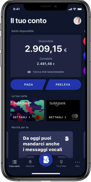 Mascherine e consegna a domicilio: le richieste su Buddybank in tempi di Covid