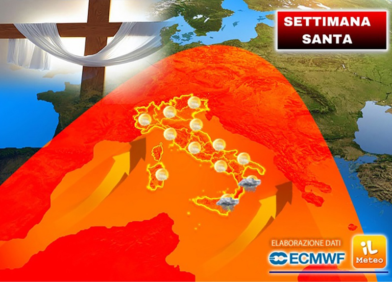 Previsioni meteo, arriva il caldo africano. Pasqua col sole (ma tutti a casa) Previsioni meteo, arriva il caldo africano. Pasqua col sole (ma tutti a casa)