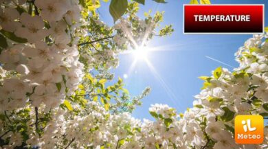 Meteo, farà sempre più caldo, temperature oltre i 25°C
