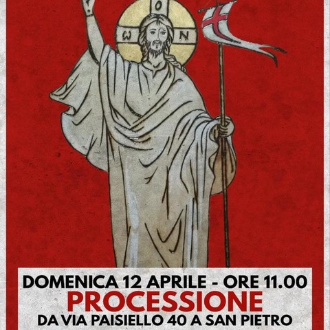 Galleria foto 'Pasqua, processione di Forza Nuova. Fiore: “Commosso dal Papa traballante”' - foto 1