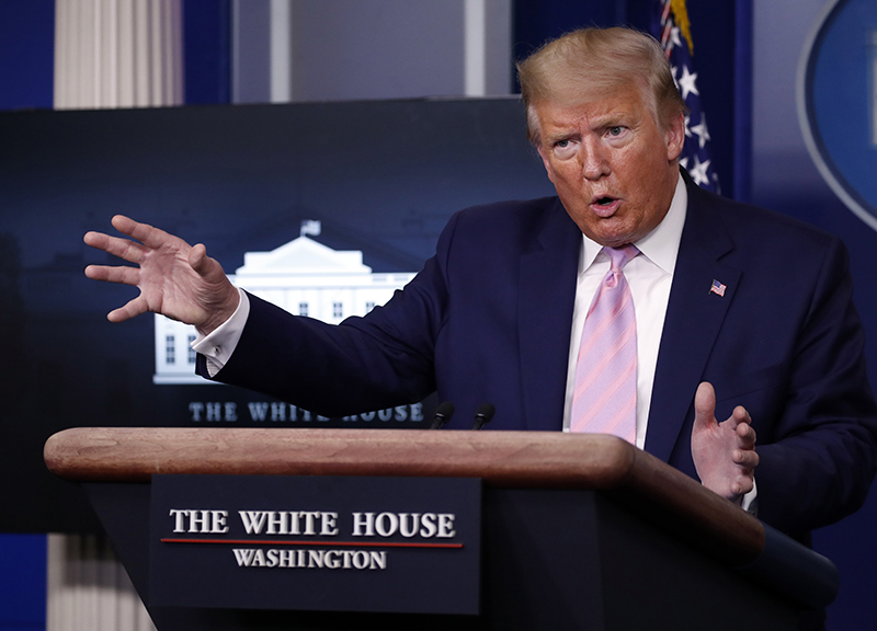 Coronavirus.Trump conferma che il picco è stato superato. Coronavirus.Trump conferma che il picco è stato superato.