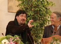 Luis Sepulveda con Romano Battaglia Luis Sepulveda con Romano Battaglia