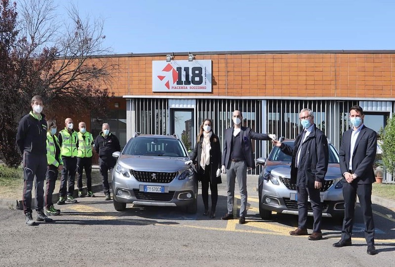 La Concessionaria PEUGEOT Ponginibbi dona due 2008 all’AUSL di Piacenza