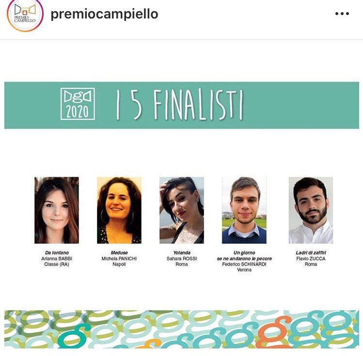 Campiello Giovani, annunciati i 5 finalisti via social Campiello Giovani, annunciati i 5 finalisti via social