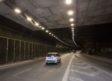 Lavori terminati nella Galleria Giovanni XXIII: il tunnel riapre al traffico