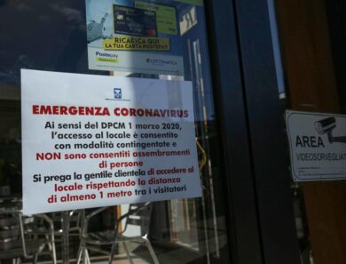 Coronavirus, Fipe: “Per pubblici esercizi perdite per 30 miliardi di euro”