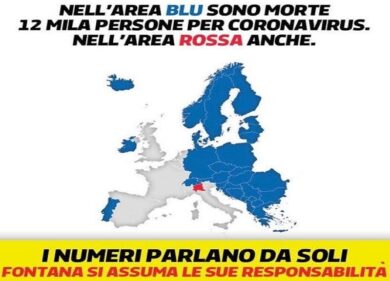 Coronavirus, Pd: “Non c’è luogo al mondo con tante vittime come in Lombardia”