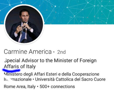 Leonardo, il refusone “Affaris” su LinkedIn dell’ex compagno di Di Maio