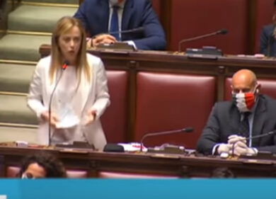 Meloni vera leader, il video con la risposta a Conte
