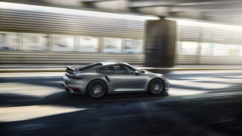 Nuova Porsche 911 Turbo S, aerodinamica ideale per ogni situazione di guida