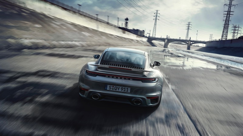 Nuova Porsche 911 Turbo S, aerodinamica ideale per ogni situazione di guida