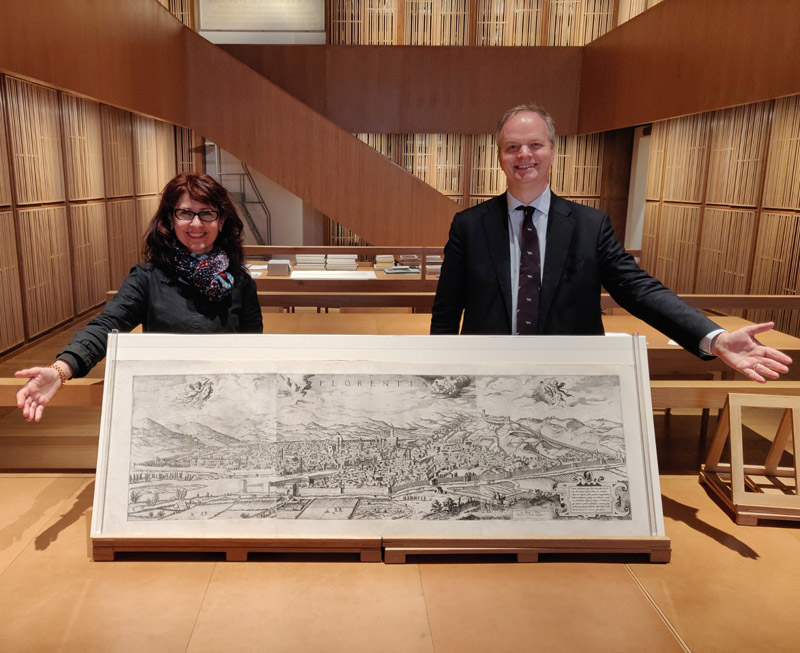 Gallerie degli Uffizi, acquisita una antica e rarissima veduta di Firenze Gallerie degli Uffizi, acquisita una antica e rarissima veduta di Firenze