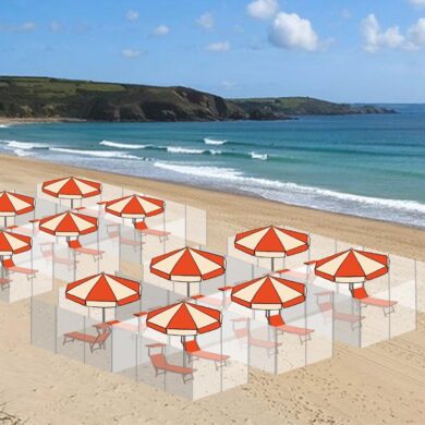 Coronavirus, per vacanze al mare sicure, arrivano i tessuti anti droplet