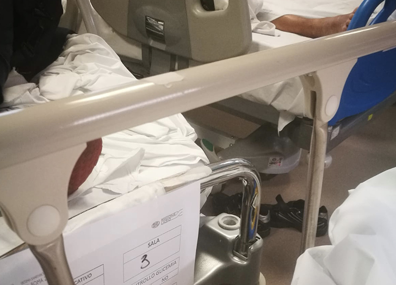 Coronavirus: 14 ore in ospedale con gli infetti. Notte da incubo dell’ex M5S