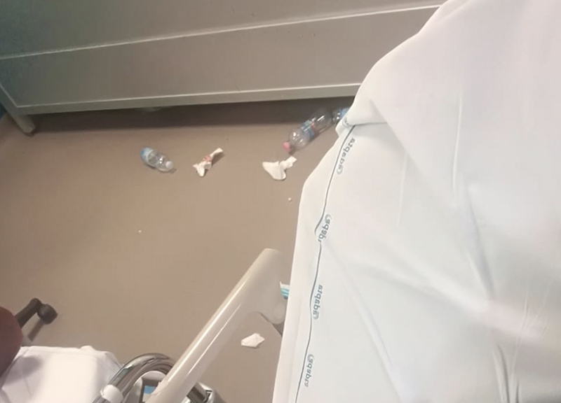 Coronavirus: 14 ore in ospedale con gli infetti. Notte da incubo dell’ex M5S