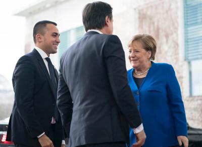 merkel di maio conte merkel di maio conte