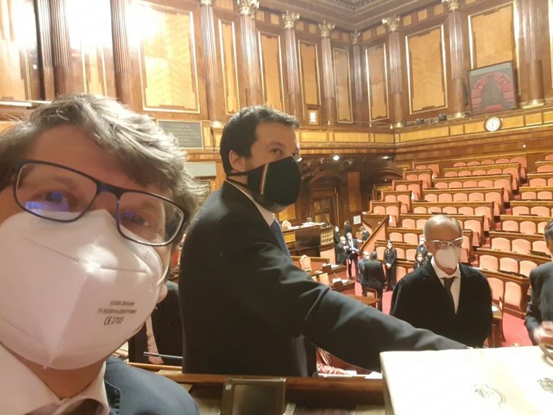 Galleria foto 'Lega occupa le Camere senza FdI: scintille. Salvini: Via le autocertificazioni' - foto 1