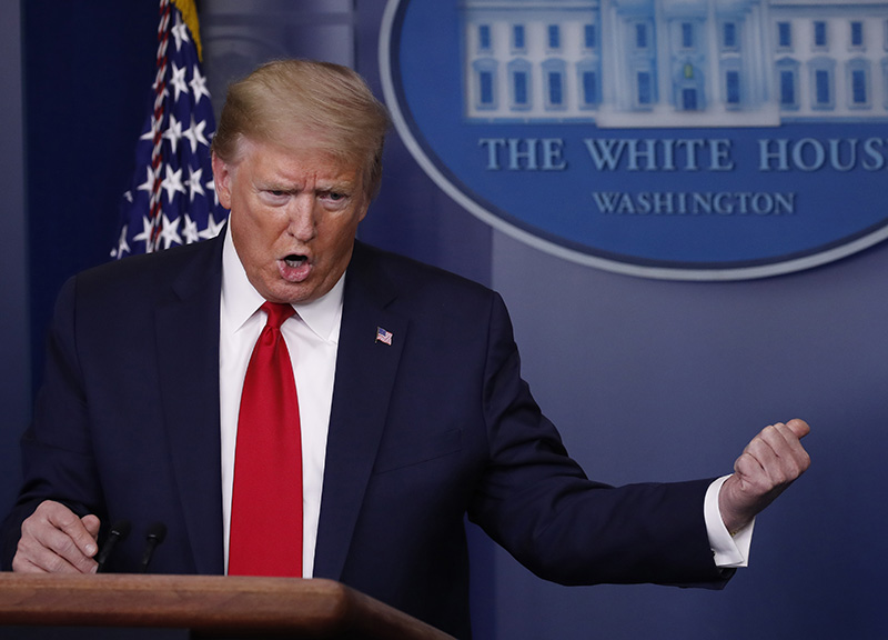 Coronavirus, Trump torna ad accusare la Cina per la fuga del virus da Wuhan Coronavirus, Trump torna ad accusare la Cina per la fuga del virus da Wuhan