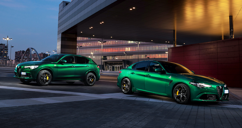 Nuove Giulia e Stelvio Quadrifoglio: performance, eleganza e sicurezza Nuove Giulia e Stelvio Quadrifoglio: performance, eleganza e sicurezza