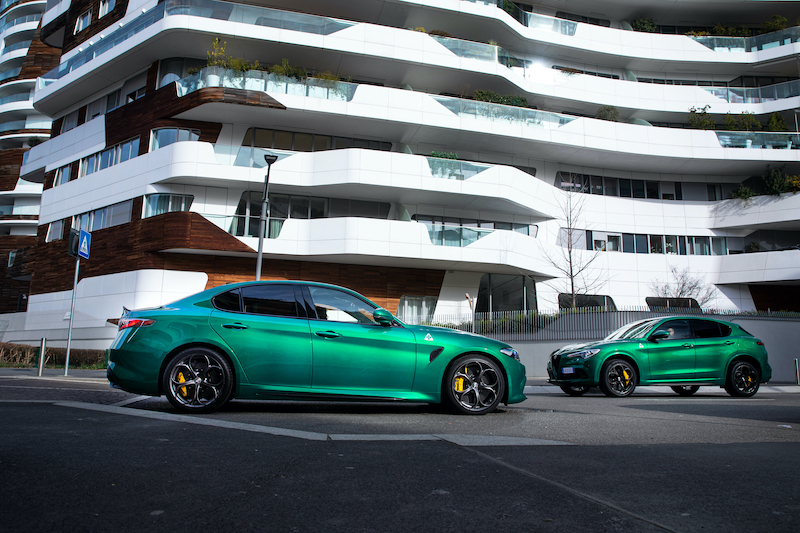 Nuove Giulia e Stelvio Quadrifoglio: performance, eleganza e sicurezza Nuove Giulia e Stelvio Quadrifoglio: performance, eleganza e sicurezza