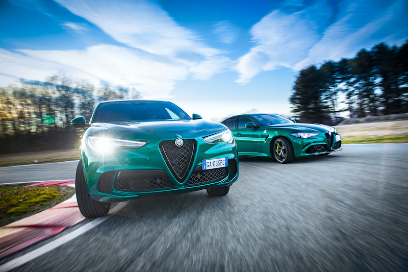 Nuove Giulia e Stelvio Quadrifoglio: performance, eleganza e sicurezza Nuove Giulia e Stelvio Quadrifoglio: performance, eleganza e sicurezza