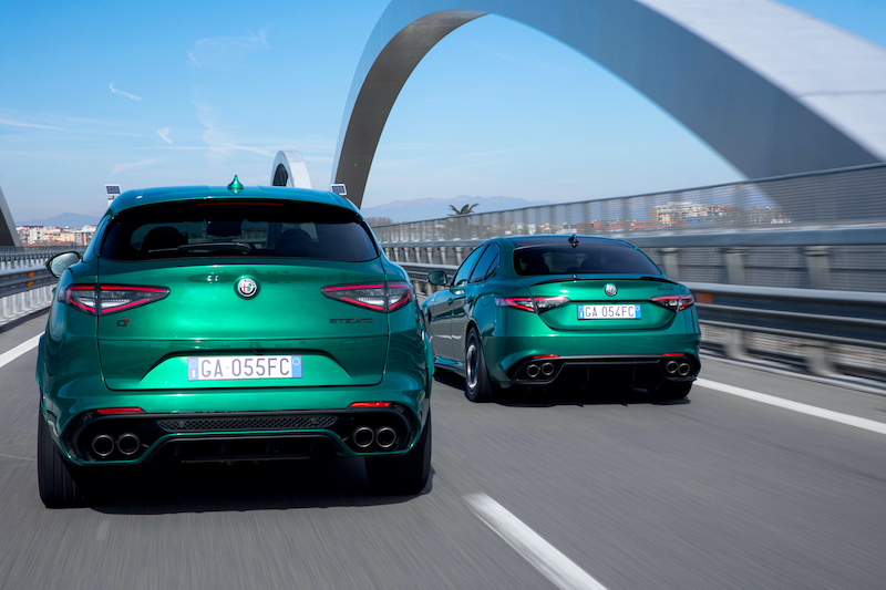 Nuove Giulia e Stelvio Quadrifoglio: performance, eleganza e sicurezza Nuove Giulia e Stelvio Quadrifoglio: performance, eleganza e sicurezza