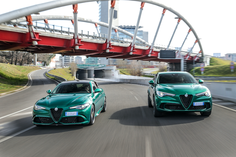 Nuove Giulia e Stelvio Quadrifoglio: performance, eleganza e sicurezza Nuove Giulia e Stelvio Quadrifoglio: performance, eleganza e sicurezza