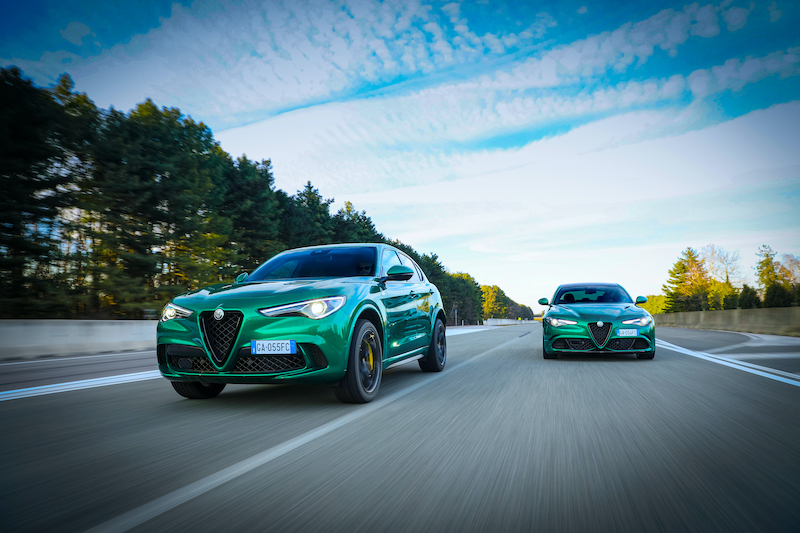 Nuove Giulia e Stelvio Quadrifoglio: performance, eleganza e sicurezza Nuove Giulia e Stelvio Quadrifoglio: performance, eleganza e sicurezza