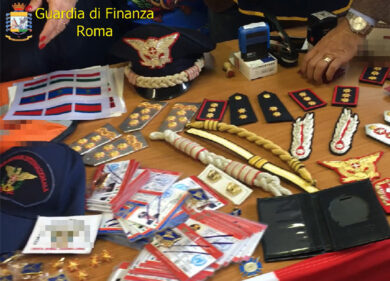 Finta associazione garibaldina, prendeva il 5 per mille. Denunciati 3 generali