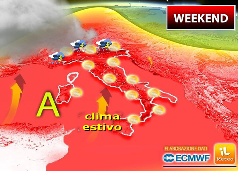 Meteo, weekend con sole e caldo: temperature quasi estive in tutta Italia Meteo, weekend con sole e caldo: temperature quasi estive in tutta Italia