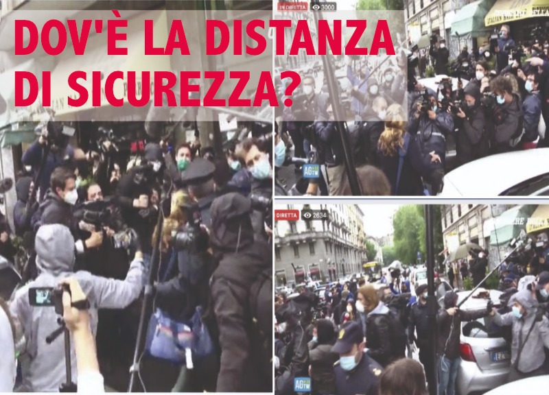 Galleria foto 'Nessuna distanza di sicurezza quando bisogna celebrare il governo' - foto 1