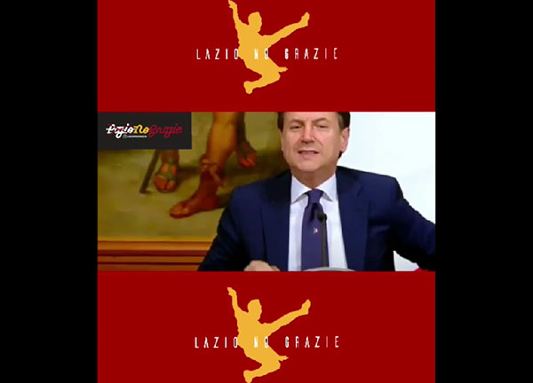 Decreto Rilancio: si scatena l’ironia su Conte: “Forza Roma, abbasso la Lazio” Decreto Rilancio: si scatena l’ironia su Conte: “Forza Roma, abbasso la Lazio”