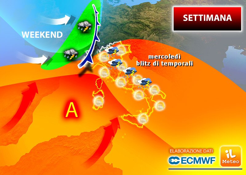 Meteo weekend, arriva la FIAMMATA AFRICANA con punte di 40°:estate in anticipo Meteo weekend, arriva la FIAMMATA AFRICANA con punte di 40°:estate in anticipo
