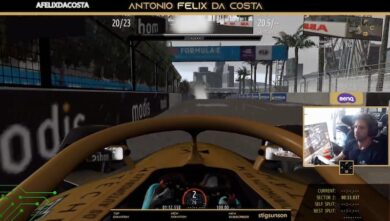 ePrix Hong Kong virtuale, Sesto posto per la  DS di Da Costa