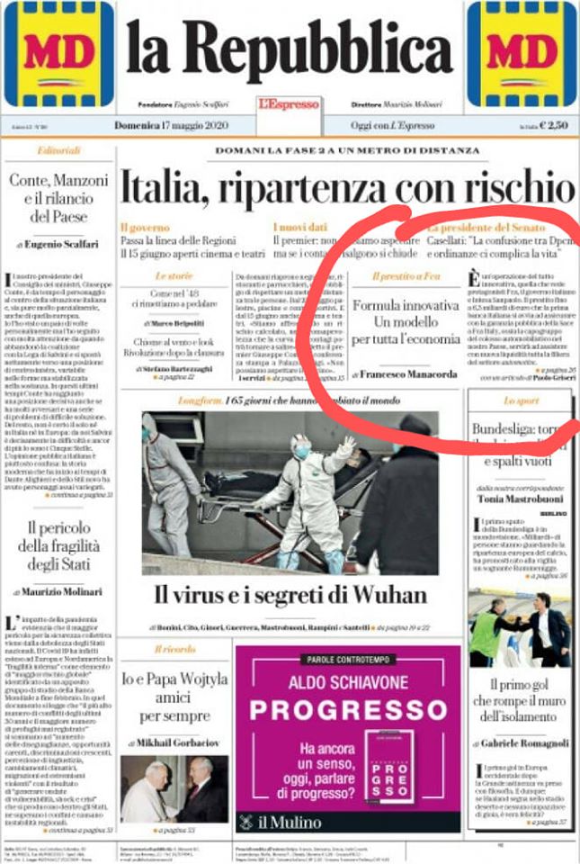 Galleria foto 'Fca confessa sul prestito dallo Stato. Campagna pro-Elkann su Repubblica' - foto 1