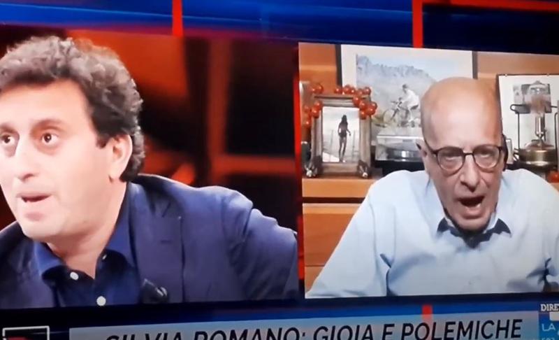 Lite furiosa fra Sallusti e Parenzo: “Sei un f…!”. VIDEO Lite furiosa fra Sallusti e Parenzo: “Sei un f…!”. VIDEO