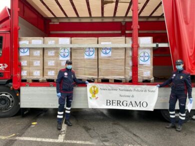 Covid-19: Bayer dona disinfettante all’Associazione Nazionale Polizia di Stato