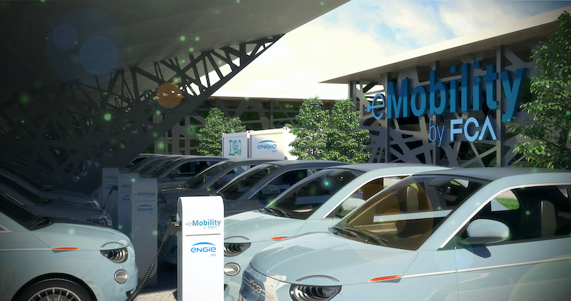 Nasce a Mirafiori il progetto pilota Vehicle-to-Grid, firmato FCA ed ENGIE Eps Nasce a Mirafiori il progetto pilota Vehicle-to-Grid, firmato FCA ed ENGIE Eps